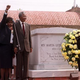 Nelson and Winnie Mandela at the grave of Martin Luther King Jr., June 1990
LUKE FRAZZA/AFP/Getty Images